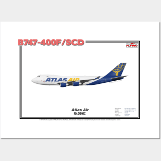 Boeing B747-400F/SCD - Atlas Air (Art Print) Posters and Art